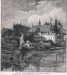 Il Palazzo di Westminster al tempo di Carlo I 1604
